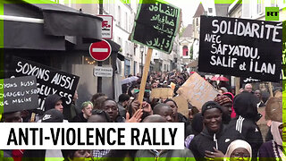 Hundreds protest police violence in Paris