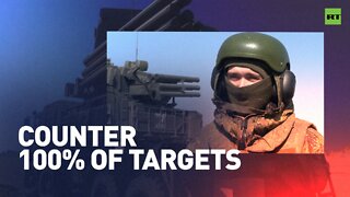 Russian military on downed targets during special operation