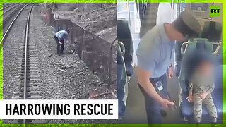 Toddler with autism rescued from electrified train tracks
