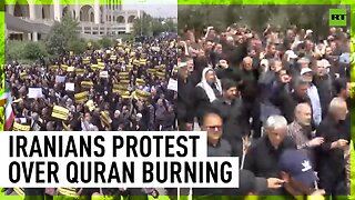Iranians protest against Swedish officials allowing public Quran burning