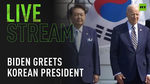 Biden greets South Korean President Yoon Suk Yeol