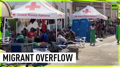 Lampedusa overflowing with migrants