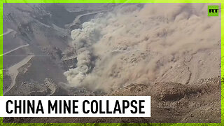 Large open-pit mine collapses in China