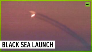 Kalibr missiles launch from Black Sea Fleet submarine