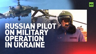 Russian combat helicopter crew commander talks about his missions in Ukraine