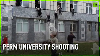 Several killed at Perm university shooting as students jump from windows to escape