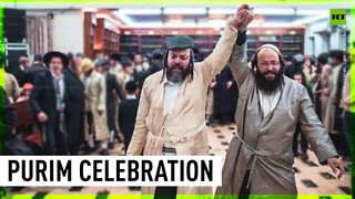 Purim celebration in Jerusalem