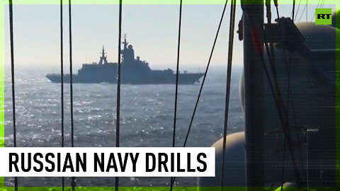 Russian Navy drills in Baltic Sea