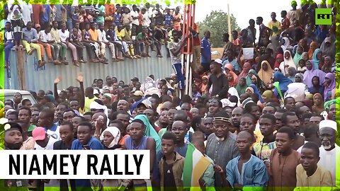 Protesters demand withdrawal of French troops in Niamey, Niger