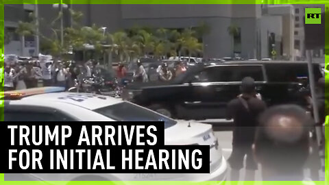 Trump appears at Miami courthouse