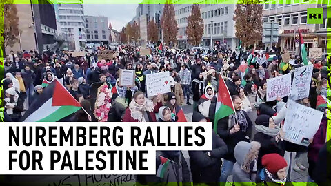 Pro-Palestine march held in Nuremberg