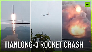 Chinese Tianlong-3 rocket crashes during test