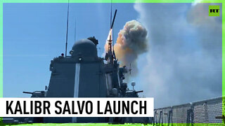 Russian Black Sea Fleet frigate launches salvo of Kalibr missiles