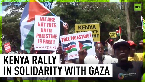 Kenyans rally in support of Palestinians