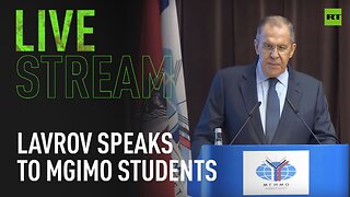 Lavrov addresses MGIMO students and staff in Moscow