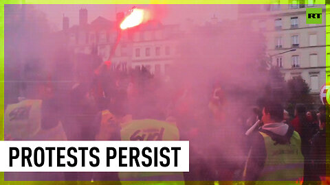 Clashes erupt in Lyon as French Constitutional Council approves pension reform