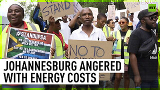 Hundreds hit Johannesburg streets in protest against rising electricity costs