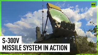 S-300V missile system defends Russian Armed Forces from air attacks