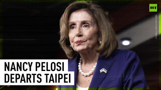 House Speaker Nancy Pelosi’s Plane Has Departed Taipei