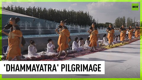 Monks begin 'Dhammayatra' pilgrimage in Thailand