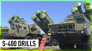 S-400 missile systems on combat duty during 'Vostok-2022' joint drills