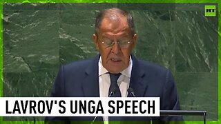 Russian FM Lavrov addresses General Debate at UNGA