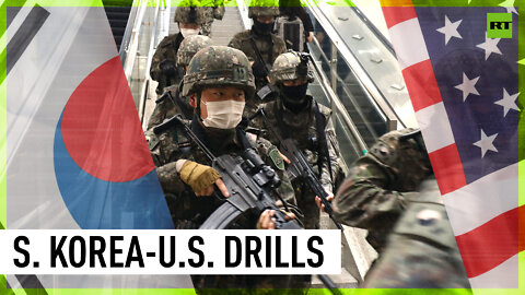 S. Korea, US hold joint drills, visit wartime command bunker