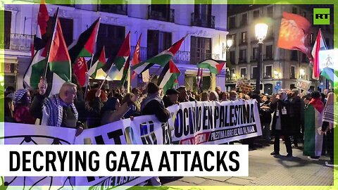 Hundreds protest against Spain's arms deliveries to Israel