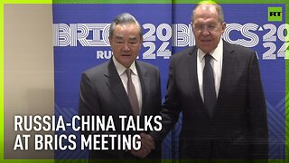 Russian and Chinese top diplomats hold talks at BRICS ministerial meeting