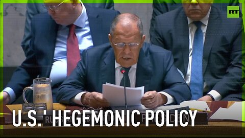 Washington’s hegemonic policy hasn’t changed for decades - Lavrov