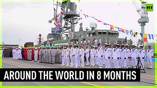 Two Iranian naval vessels successfully sail around the globe covering 65,000 km