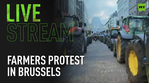 Belgian farmers protest as EU leaders gather for summit in Brussels