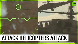 When alligators fly | Russian Ka-52 'Alligator' attack helicopters on duty
