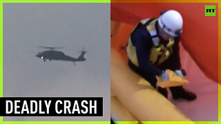 US military aircraft crashes off Japanese coast killing one crew member