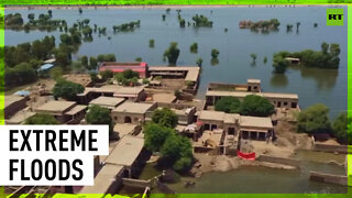 Devastating: Drone footage reveals scale of Pakistan flooding disaster