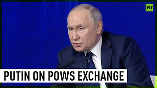 Russia won't stop POWs exchange with Ukraine – Putin