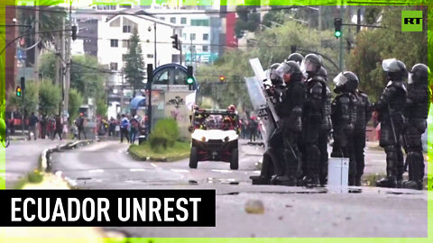 Demo in Ecuador ends in scuffles, one injured