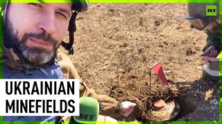 RT witnesses clean up of deadly minefields full of 'surprises' from Ukrainian army