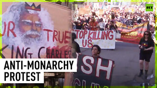 'Abolish the monarchy' | Hundreds rally in Australia