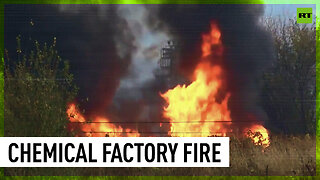 Massive blaze breaks out at chemical factory in Türkiye