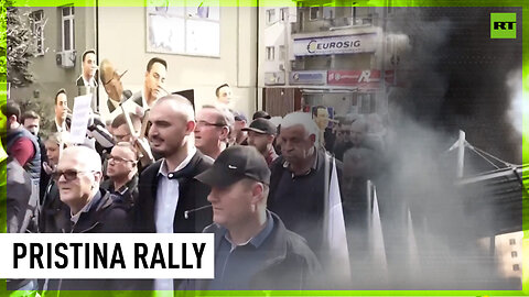 Smoke & fury | Protesters denounce Franco-German proposal on Kosovo
