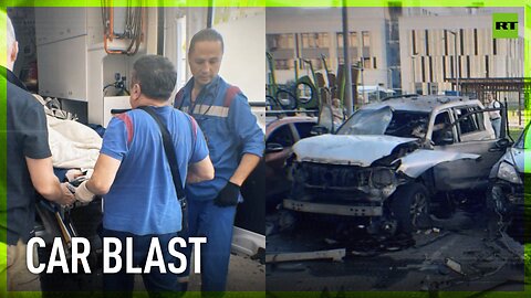 Car blast wounds 2 in Moscow