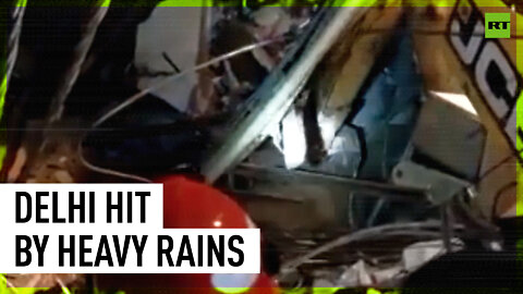 Multiple dead as building collapses amid heavy rains in Delhi