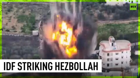 Jets strike Hezbollah targets in Lebanon | IDF video