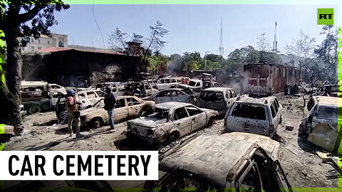 Haitian gangs leave Port-au-Prince garage in ashes