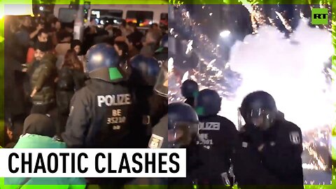 Pro-Palestine protest in Berlin turns violent