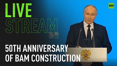 Putin takes part in ceremony marking 50th anniv of BAM construction launch