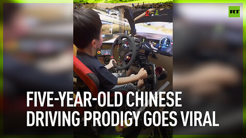 Five-year-old Chinese driving prodigy goes viral