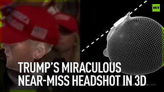 Trump’s miraculous near-miss headshot in 3D