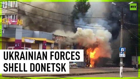 Donetsk comes under shelling from Ukraine